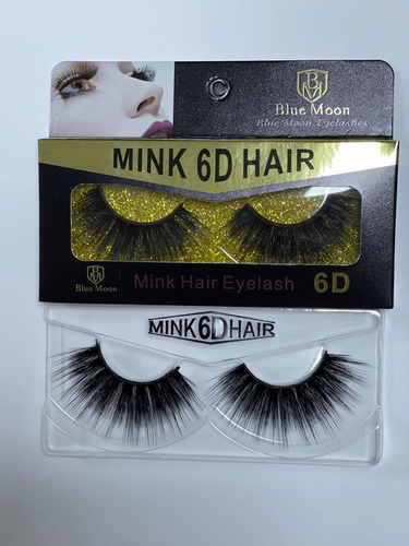 Cílios Postiços Mink 6d Hair Blue Moon Bm1097-03