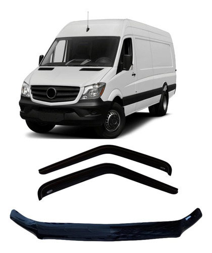 Deflector Capot + Ventanas Para Mercedes Sprinter 2016-2019