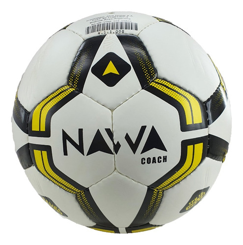 Pelota Nawa Futbol Unisex Coach Blanco-negro-ama Ras