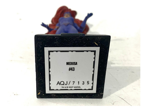 Eaglemoss Marvel Medusa #43 Plomo Importado + Revista