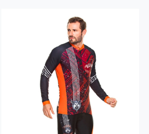 Camisa Masculina Manga Longa Dunas Cycling Bike Promoção
