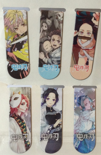 Marcapáginas Clip Magnético Kimetsu No Yaiba Demon Slayer
