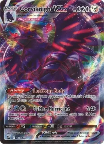Corviknight Vmax 110/163 Ultra Raro Pokemon Tcg | Cuotas sin inters