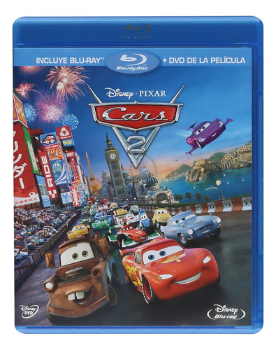 Cars 2 | Blu Ray + Dvd Película Nueva