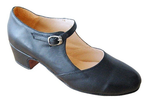 Zapato Para Tap Estudio Con Chapas - Cuero - Danza