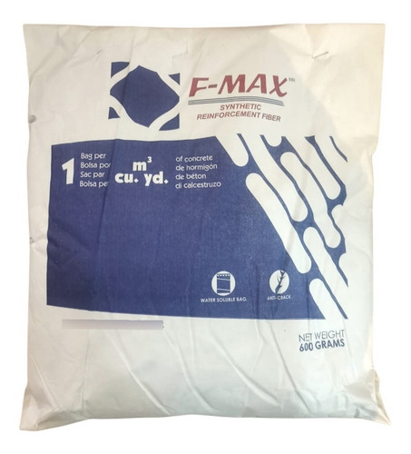Imagen 1 de 3 de Micro Fibra Para Concreto Fmax 600 Gr (30 Pzas)