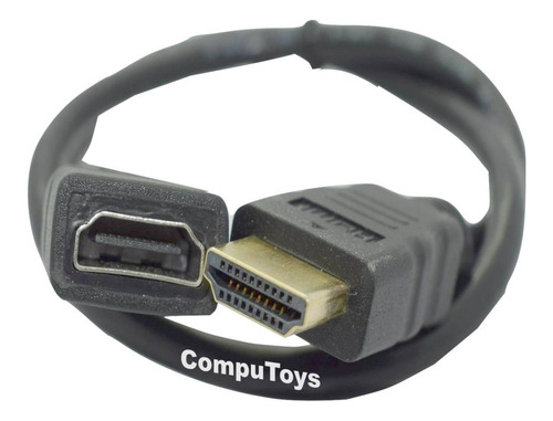 Zehd03 Conecte Cable Extensor Hdmi 50 Cm Computoys