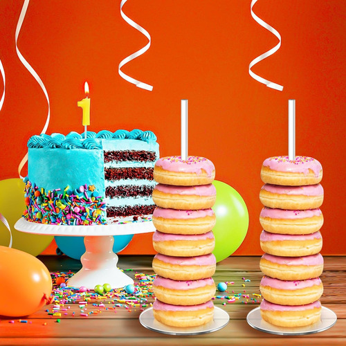 Practico Soporte Donas Exhibidor Para Mesa Postres Reunión