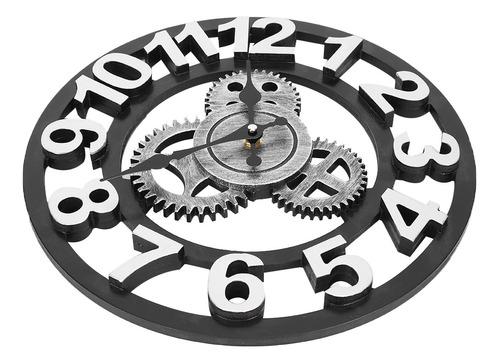 Reloj De Pared Con Engranaje Industrial, Decoración Retro, M