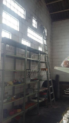 Galpão Para Alugar, 250 M² Por R$ 6.500,00/mês - Jardim São Caetano - São Caetano Do Sul/sp - Ga0376