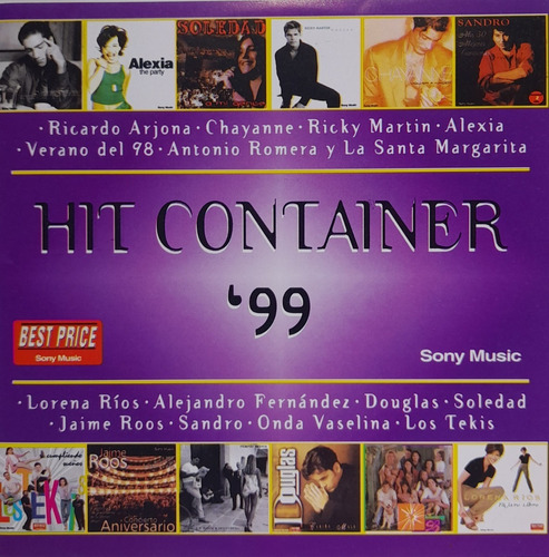 Cd Chayanne -arjona Y Otros (hit Container 99)