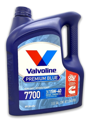 Aceite Valvoline 15w40 Premium Blue 7700 4l Cummins Diesel