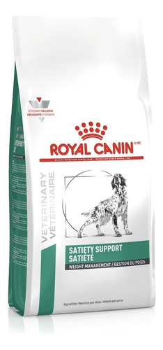Alimento Royal Canin Veterinary Diet Canine Satiety Support para perro adulto todos los tamaños sabor mix en bolsa de 8kg