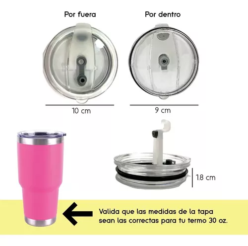 Vasos térmicos Personalizables 💦 Son resistentes Tapa anti