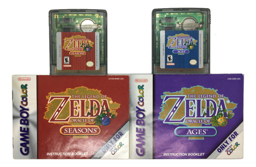 Zelda Oracle Of Seasons + Ages (Usado)