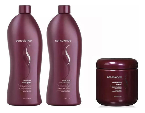 Kit Senscience True Hue Shampoo 1000ml + Condicionador