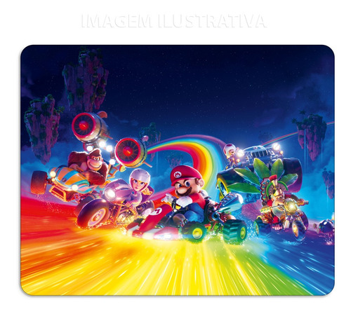 Mouse Pad Personalizado Super Mario O Filme 008