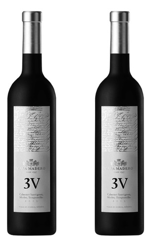 Pack 2 Vino Tinto Casa Madero 3v 750ml