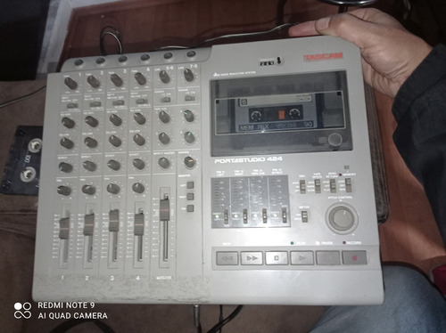 Consola Tascam Portastudio 424 4 Canales Casete Para Reparar (Usado)