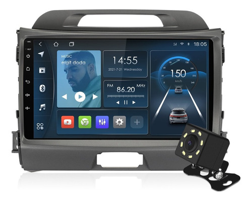 Isudar Radio Carro 1+32g Para Kia/sportage 2010-2012 2016