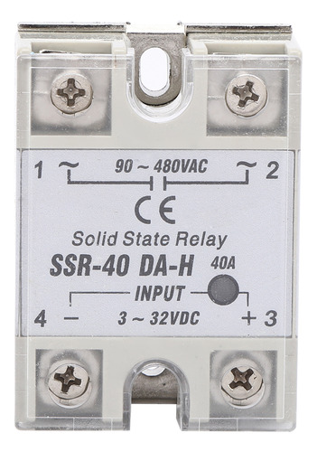 Relé De Estado Sólido Dc Ac Ssr Con Interruptor Sin Contacto