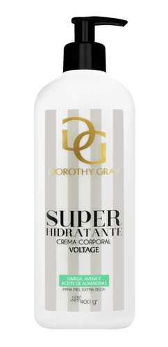 Imagen 3 de 3 de Crema Corporal Super Hidratante Voltage Piel Extra Seca 2un.