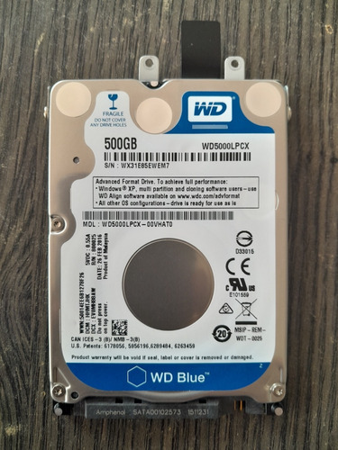 Disco Rigido 500gb Wd Blue