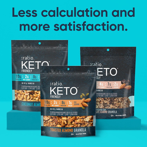 Cereal De Granola De Almendras Tostadas Ratio, 2 G De AzĂșcar