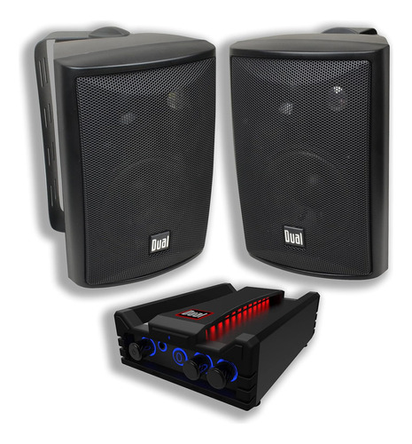 Dual Electronics Lu43pb Altavoces De 3 Vías De Alto Rendimie 110v