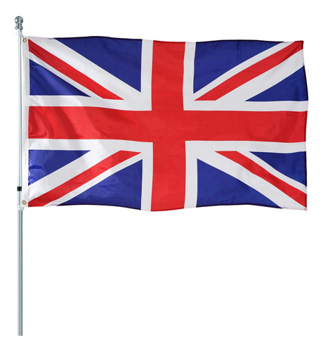 Bandera Británica (reino Unido) Union Jack 3x5 Al Aire Libre