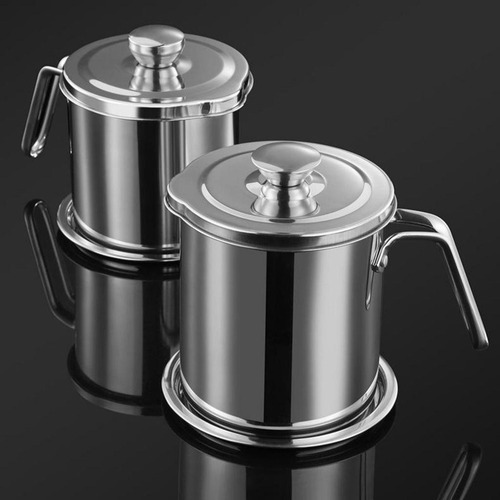* 1 Recipiente De Gordura De Bacon 1,6l/2l Com 1,6 Litros