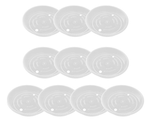 Platos Redondos De Plástico Transparente Macetas Con Base