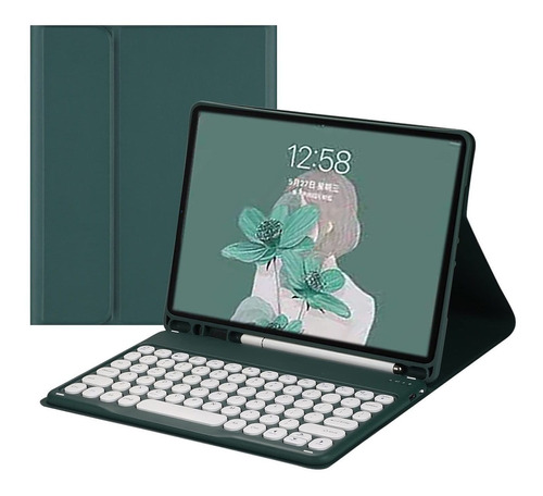 Estuche Teclado Color Para Samsung Galaxy Tab S8 Ultra