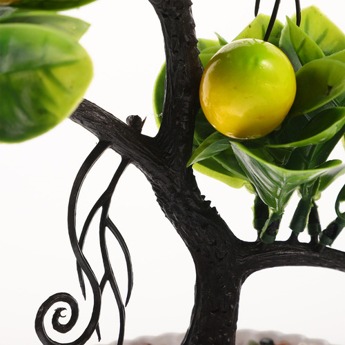 Árbol Frutal Artificial En Maceta De Limón Falso Para Oficin