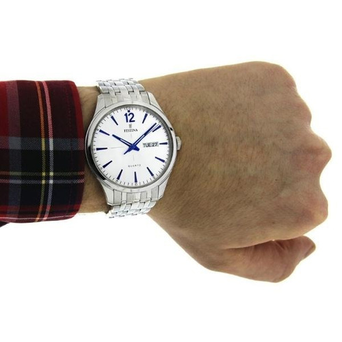 Imagen 3 de 5 de Reloj Festina Hombre F20204.1 Acero Clásico Calendario