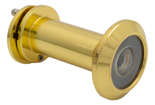 Mirilla Visor De Puerta Ajustable Lente Dorado 14mm Alfaloc