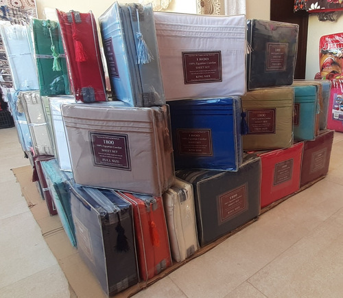 Sabanas Matri 1800 Hilos, Marca Sheet Set 10 Piezas.