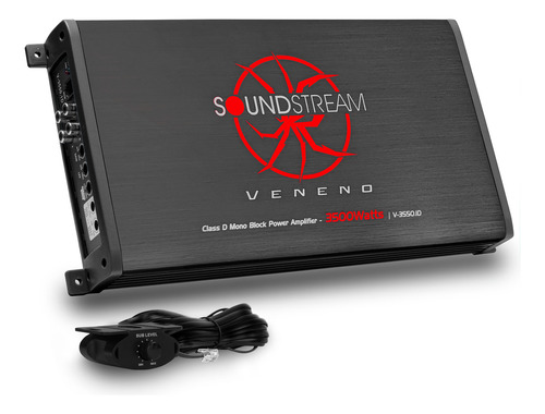 Amplificador Clase D Monoblock 3500w Max Veneno Soundstream