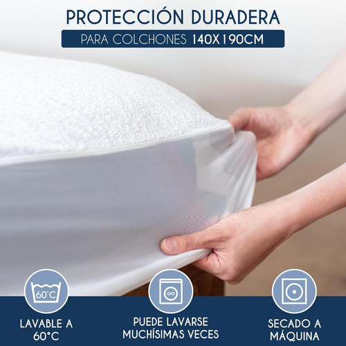 Forro Protector Impermeable Para Colchones Matrimoniales