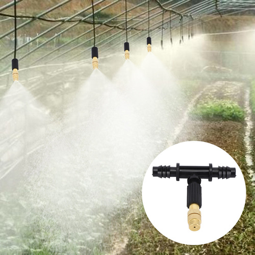 Nuevo 10 Boquillas De Agua De Nebulización Con Conector En