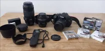 Comprar Cámara Canon Eos Rebel T3i + 3 Lentes, Filtros Y Accesorios