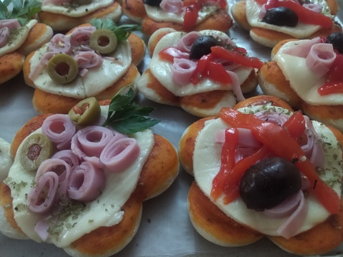 Lunch Para 50 Personas Pizzetas, Tacos Salsas Y Guarniciones