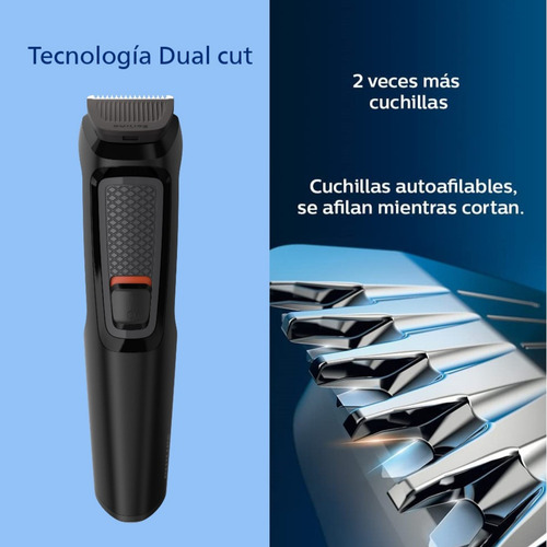 Multigroom Philips Mg3711/15 Serie 3000 Barba Nariz Oidos