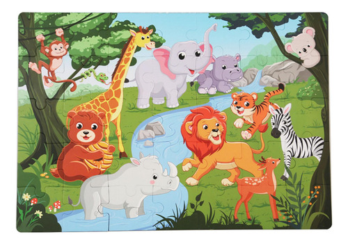 Rompecabezas De Animales Para Niños, Juguetes,