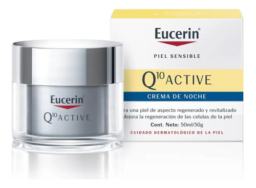 Eucerin Q10 Active Crema Facial De Noche Regenera Revitaliza