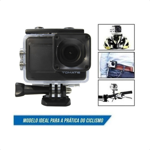 Camera E Filmadora Com Lcd Frontal 4k Hd Ação Vlog Youtubers