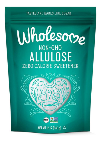 Suplemento De Alulose Saudável 12 Onças 340 G 1 Lb