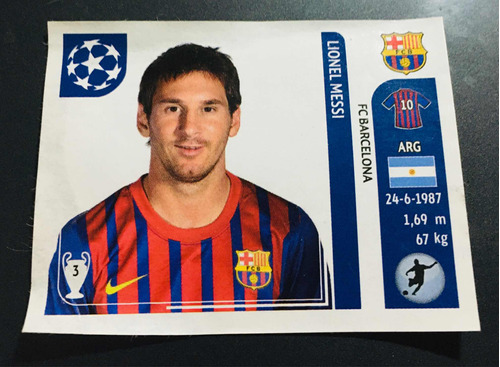 Figurita Messi Champions League 2011/12 - Panini - Leer !!!!