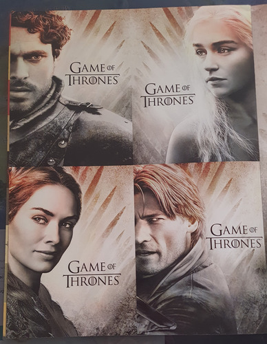 Kit Game Of Thrones/a Pop-up Guia De Westeros + Pôsteres Got
