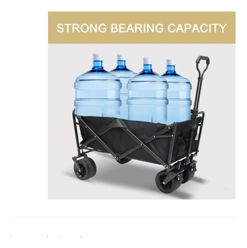Carrito Para Compras Plegable Ideal Para Camping 8 Pulgadas